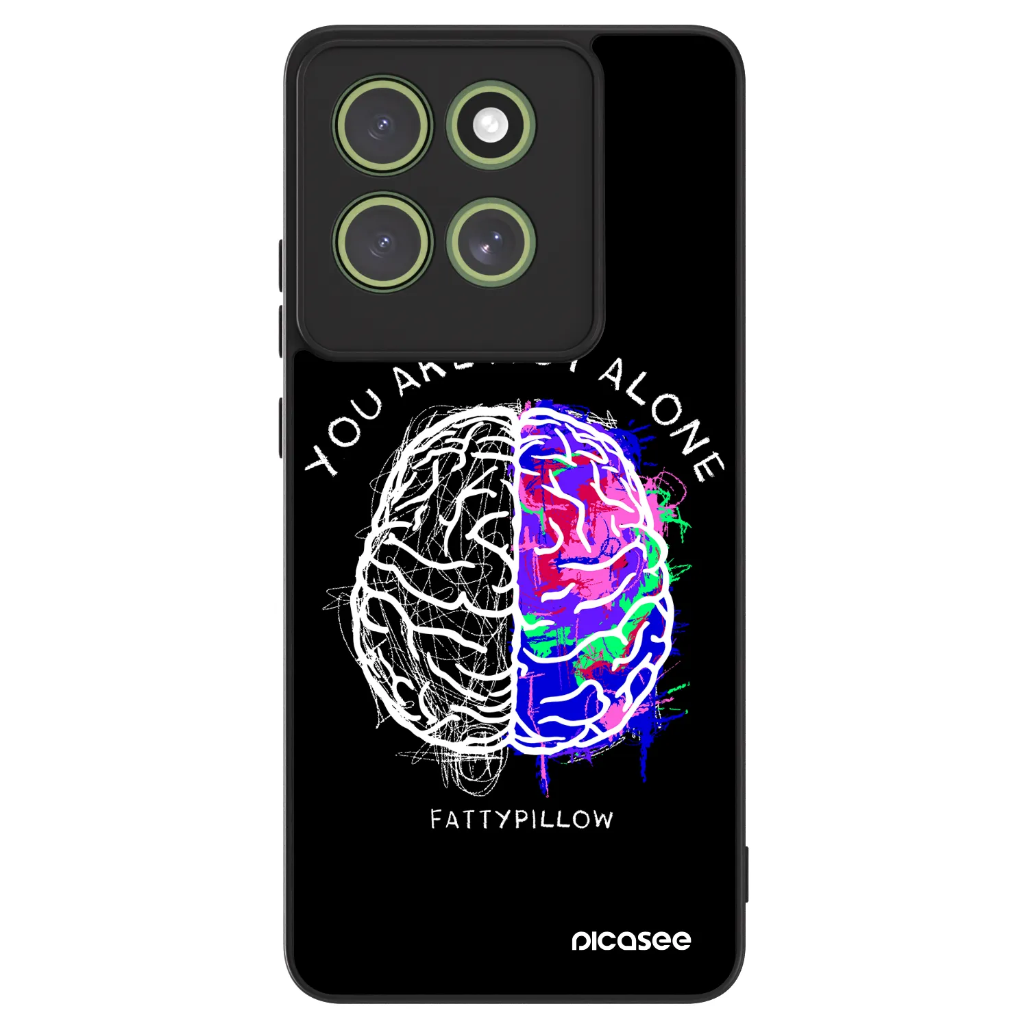 Picasee ULTIMATE CASE pro Motorola Moto G86 Power 5G - Brain - White