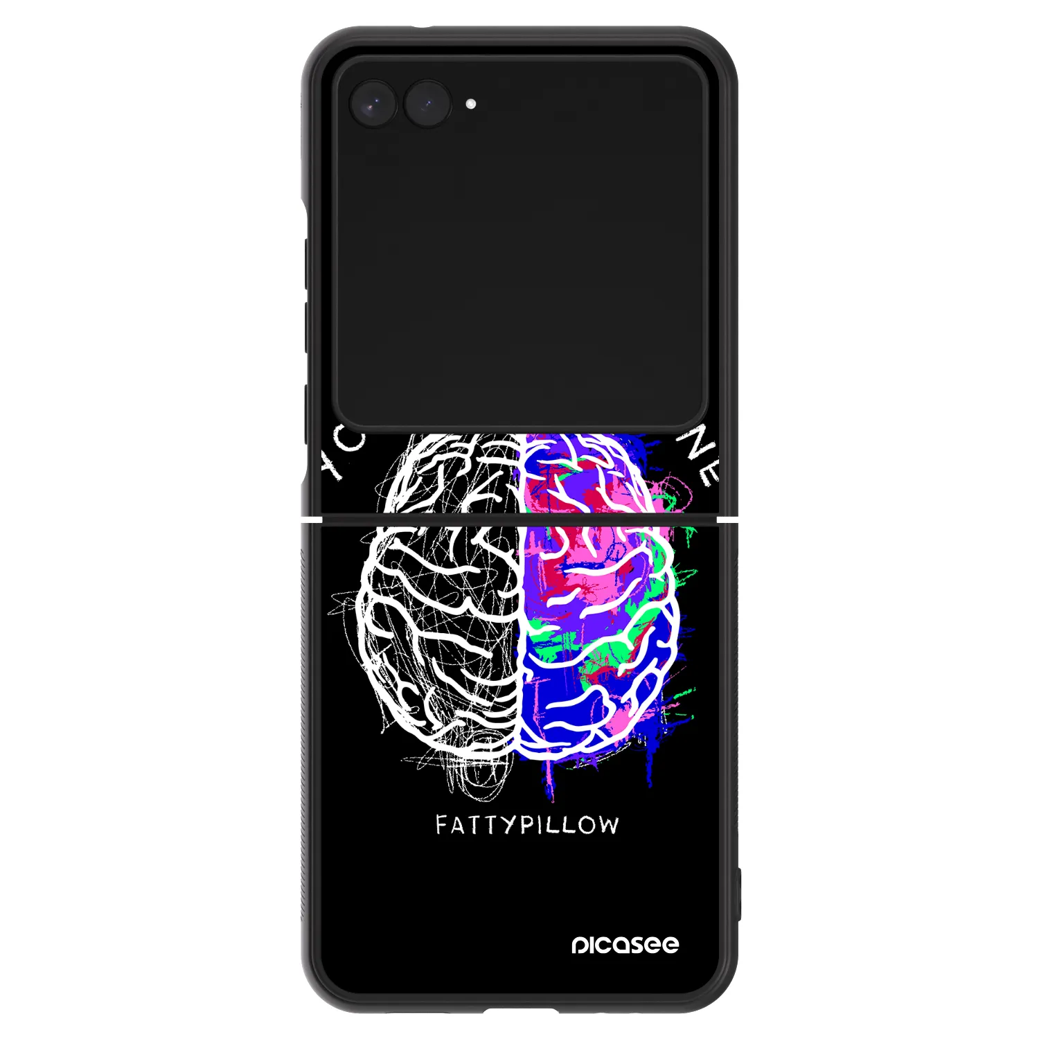 Picasee ULTIMATE CASE pro Motorola Razr 60 - Brain - White