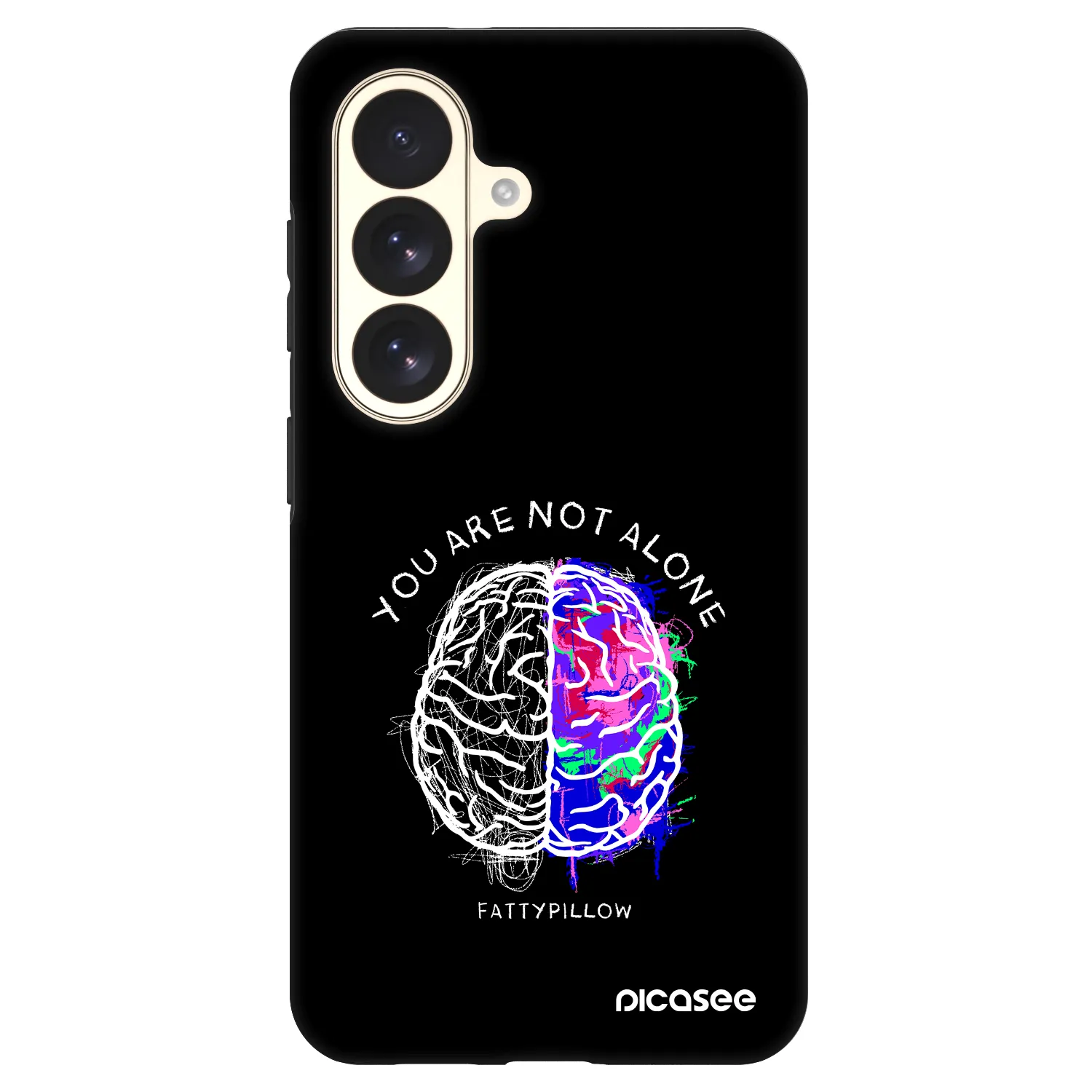Picasee Fashion Case PowerShare pro Samsung Galaxy S26 - Brain - White