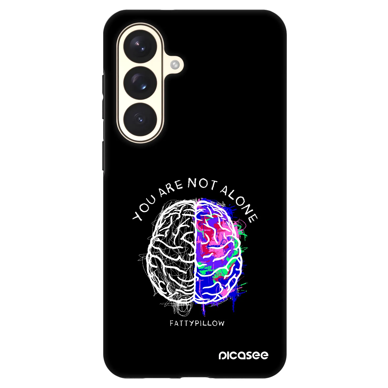 Picasee Fashion Case PowerShare pro Samsung Galaxy S26+ - Brain - White