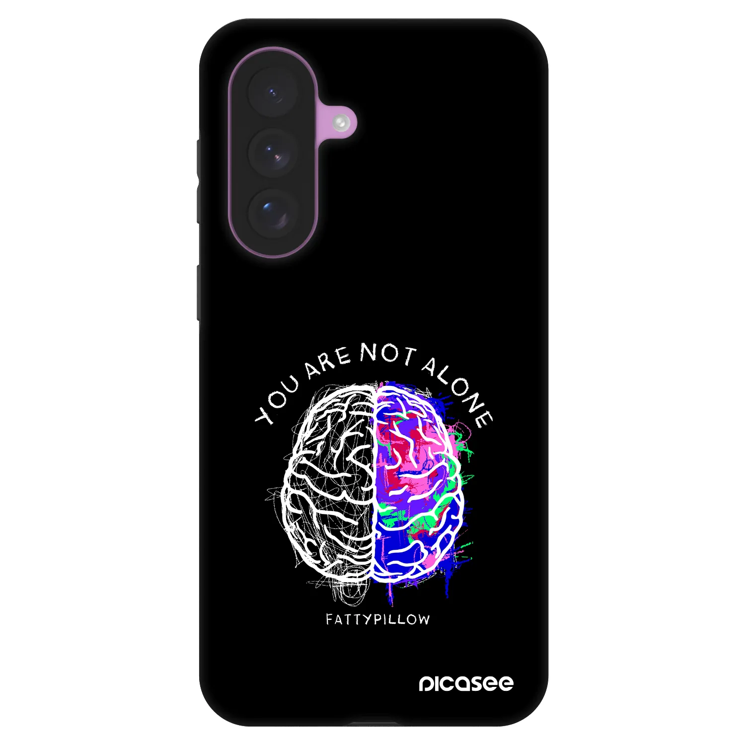 Picasee Fashion Case pro Samsung Galaxy A57 5G - Brain - White
