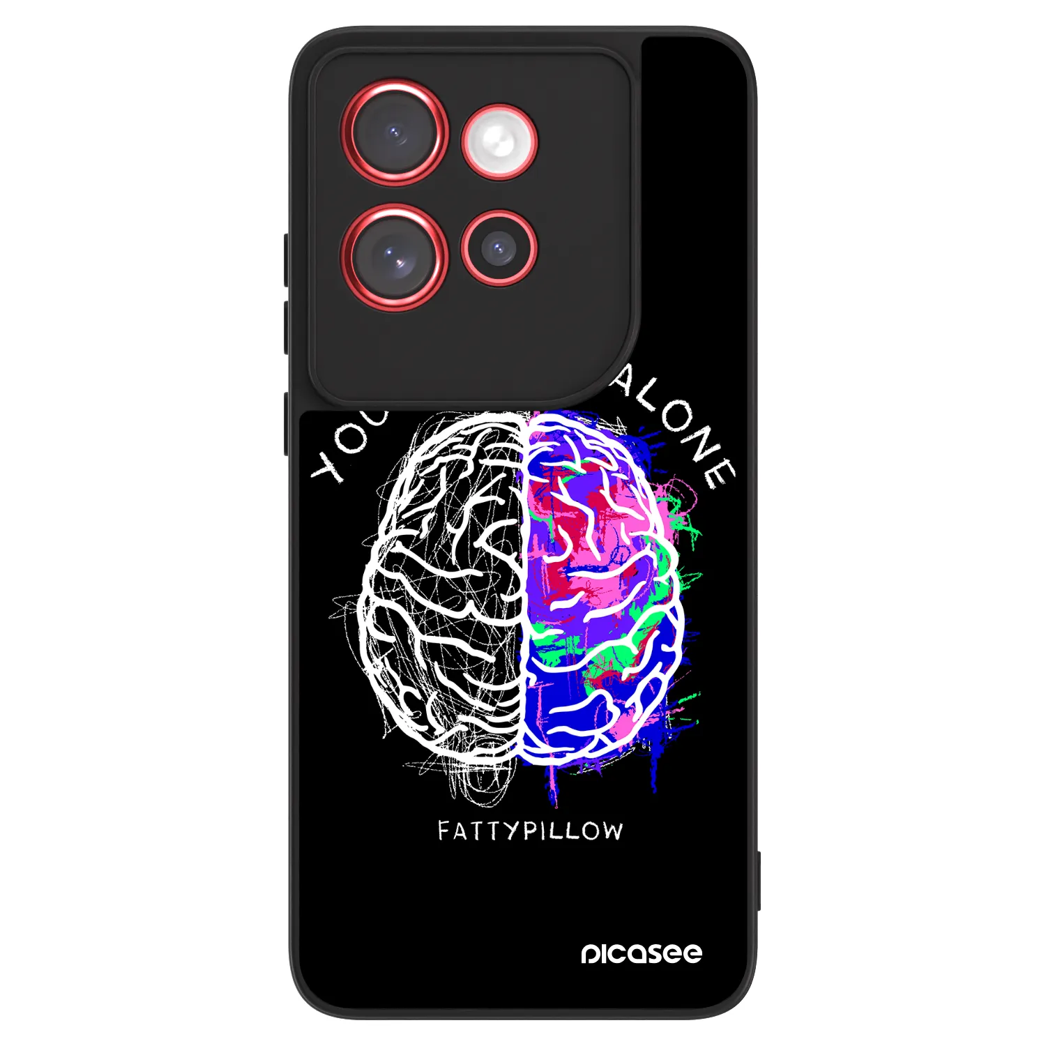 Picasee ULTIMATE CASE pro Motorola Edge 60 Neo 5G - Brain - White