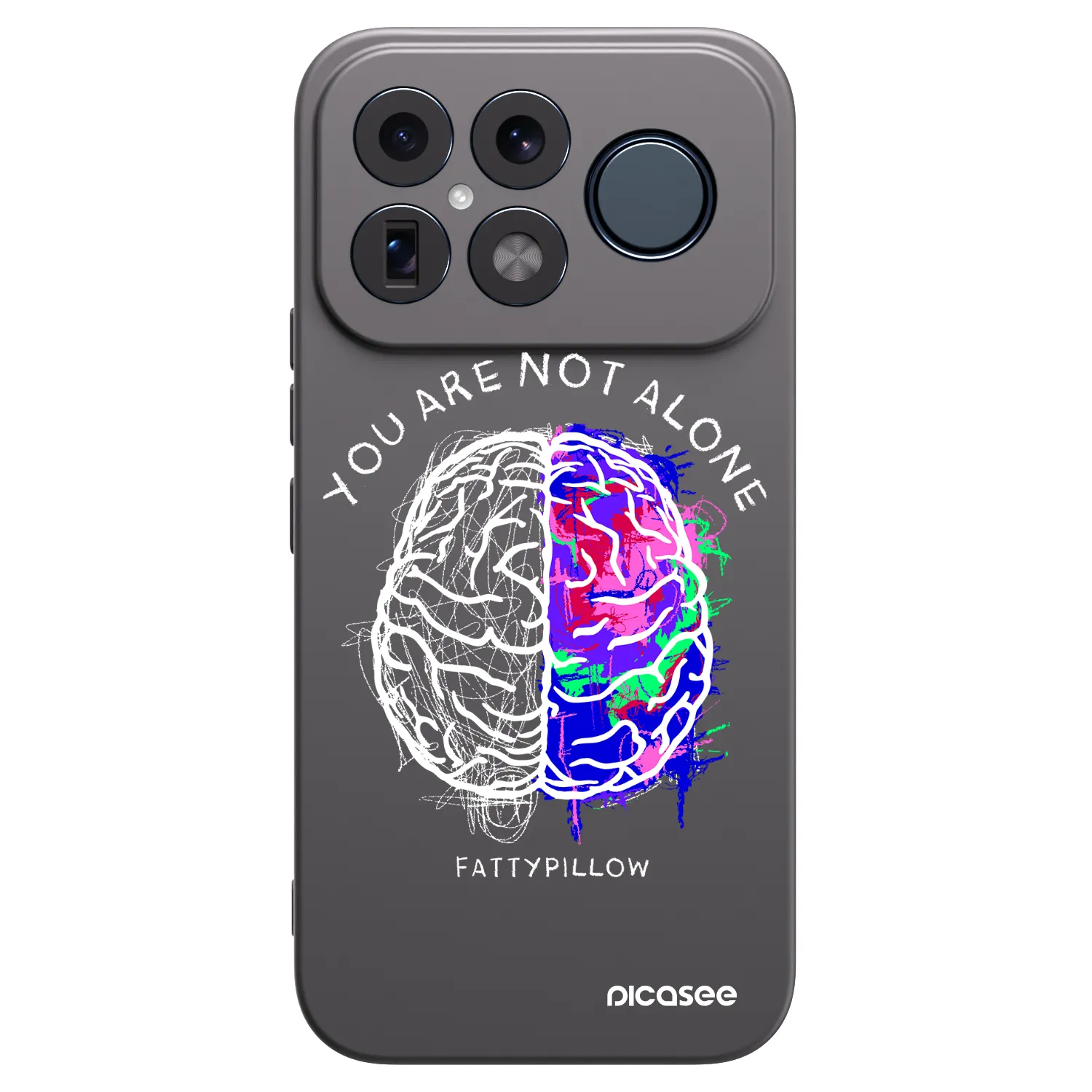 Picasee silikonový černý obal pro Xiaomi Poco F8 Ultra - Brain - White