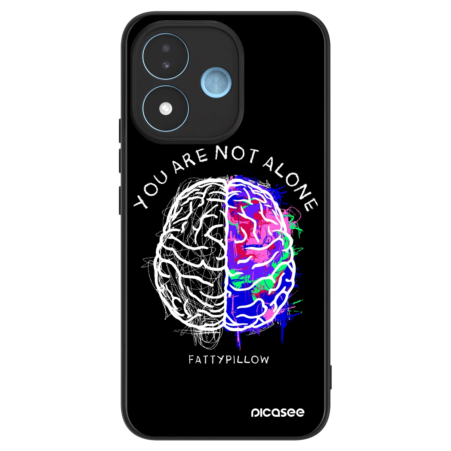 Picasee ULTIMATE CASE pro Xiaomi Redmi Note 17 5G - Brain - White