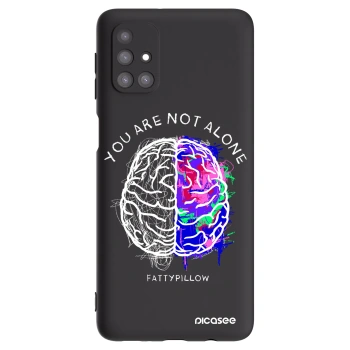 Obal pro Samsung Galaxy M31s - Brain - White