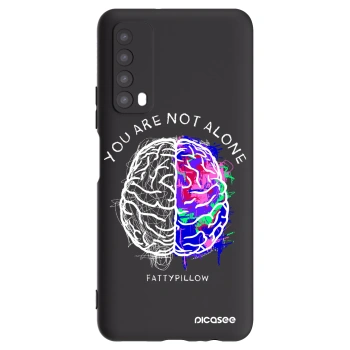 Picasee silikonový černý obal pro Huawei P Smart 2021 - Brain - White