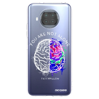 Picasee silikonový průhledný obal pro Xiaomi Mi 10T Lite - Brain - White