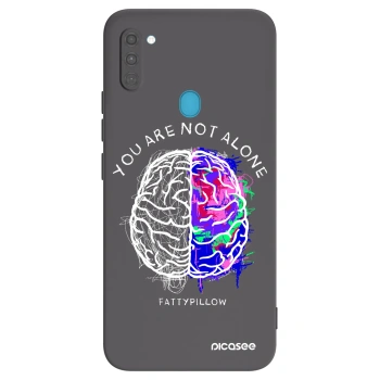 Obal pro Samsung Galaxy M11 - Brain - White
