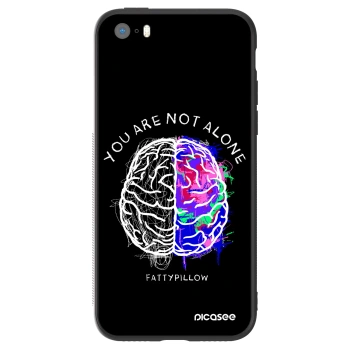 Obal pro Apple iPhone 5/5S/SE - Brain - White