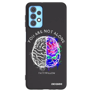 Obal pro Samsung Galaxy A32 4G SM-A325F - Brain - White