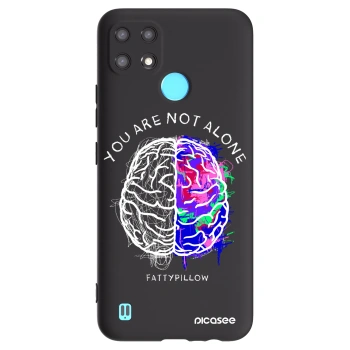 Obal pro Realme C21 - Brain - White