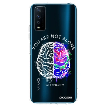Picasee silikonový průhledný obal pro Vivo Y11s - Brain - White