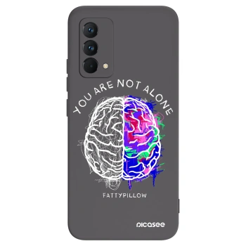 Picasee silikonový černý obal pro Realme GT Master Edition 5G - Brain - White