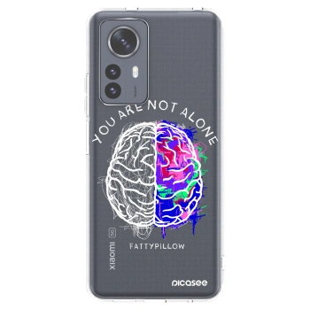 Picasee silikonový průhledný obal pro Xiaomi 12 Pro - Brain - White