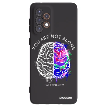 Picasee silikonový černý obal pro Samsung Galaxy A33 5G A336 - Brain - White