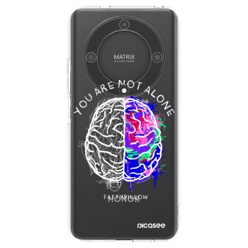 Picasee silikonový průhledný obal pro Honor Magic5 Lite 5G - Brain - White