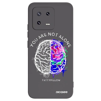 Picasee silikonový černý obal pro Xiaomi 13 Pro - Brain - White