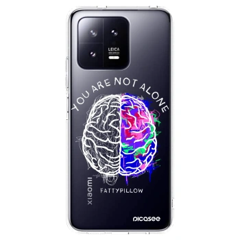 Picasee silikonový průhledný obal pro Xiaomi 13 Pro - Brain - White