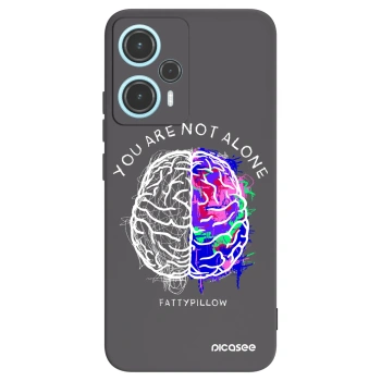 Picasee silikonový černý obal pro Xiaomi Poco F5 - Brain - White