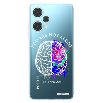 Picasee silikonový průhledný obal pro Xiaomi Poco F5 - Brain - White