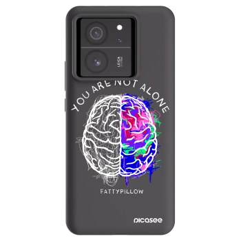 Picasee silikonový černý obal pro Xiaomi 13T Pro - Brain - White