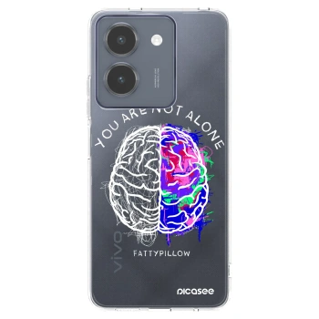 Obal pro Vivo Y36 4G - Brain - White