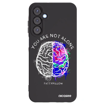 Picasee silikonový černý obal pro Samsung Galaxy A25 A256B 5G - Brain - White