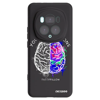 Picasee silikonový černý obal pro Honor Magic6 Pro - Brain - White