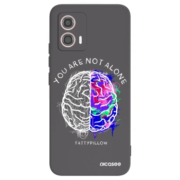 Obal pro Motorola Moto G53 5G - Brain - White