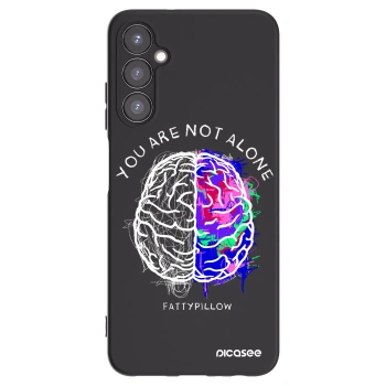 Picasee silikonový černý obal pro Samsung Galaxy A05s A057G - Brain - White