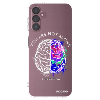 Picasee silikonový průhledný obal pro Samsung Galaxy A05s A057G - Brain - White