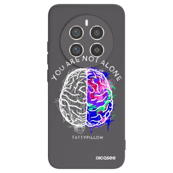 Picasee silikonový černý obal pro Realme 12 Pro 5G - Brain - White