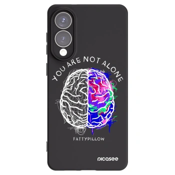 Picasee silikonový černý obal pro Samsung Galaxy S25 Edge 5G - Brain - White