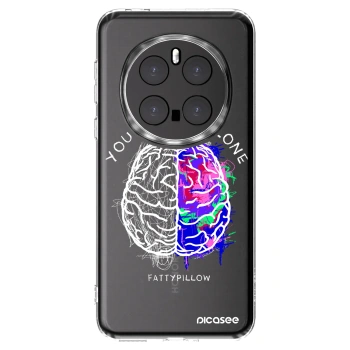 Picasee silikonový průhledný obal pro Honor Magic7 Pro 5G - Brain - White