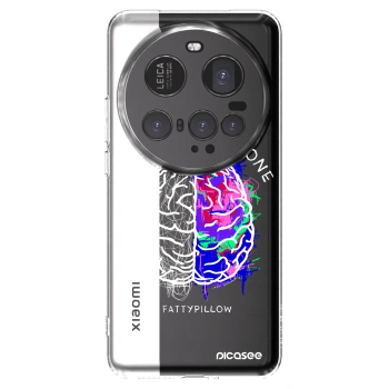 Picasee silikonový průhledný obal pro Xiaomi 15 Ultra - Brain - White