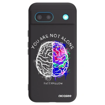 Picasee silikonový černý obal pro Google Pixel 8a - Brain - White
