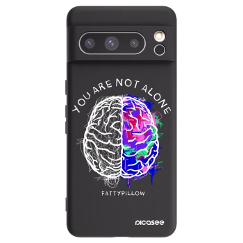Picasee silikonový černý obal pro Google Pixel 8 Pro - Brain - White