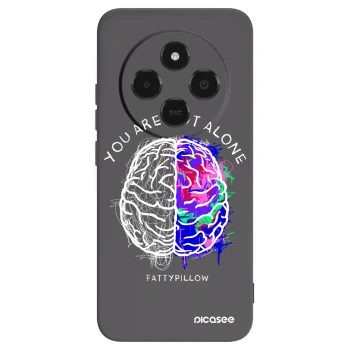 Picasee silikonový černý obal pro Xiaomi Poco C75 - Brain - White