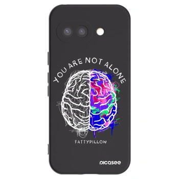 Picasee silikonový černý obal pro Google Pixel 9a - Brain - White