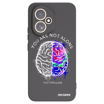 Picasee silikonový černý obal pro Honor 400 5G - Brain - White