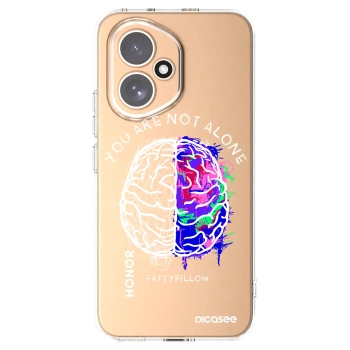 Picasee silikonový průhledný obal pro Honor 400 5G - Brain - White