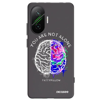 Picasee silikonový černý obal pro Xiaomi Poco F7 5G - Brain - White