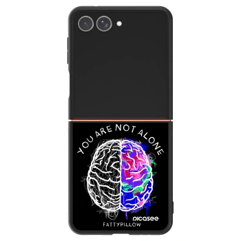 Obal pro Samsung Galaxy Z Flip7 5G - Brain - White