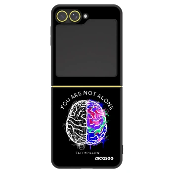Obal pro Samsung Galaxy Z Flip7 FE 5G - Brain - White