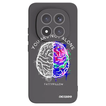 Picasee silikonový černý obal pro Xiaomi Redmi Note 15 Pro+ - Brain - White