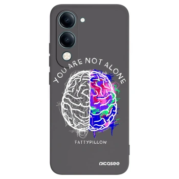 Picasee silikonový černý obal pro Vivo Y29s 5G - Brain - White