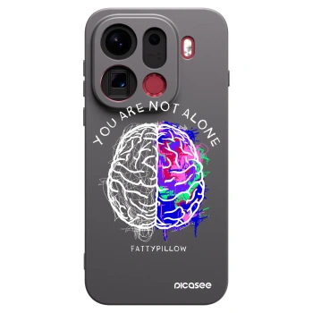 Picasee silikonový černý obal pro OPPO Find X9 Pro - Brain - White