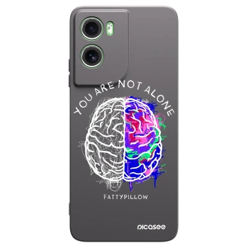 Picasee silikonový černý obal pro Motorola Moto G06 - Brain - White