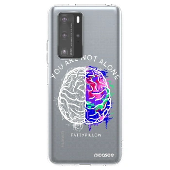 Obal pro Huawei P40 Pro - Brain - White