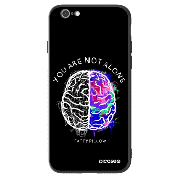 Obal pro Apple iPhone 6/6S - Brain - White